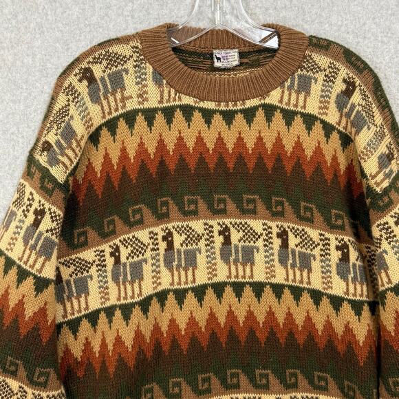 Alpaca Connection Sweater Size XL* 100% Alpaca Wool Pullover Quiet Luxury Cozy - Picture 5 of 16